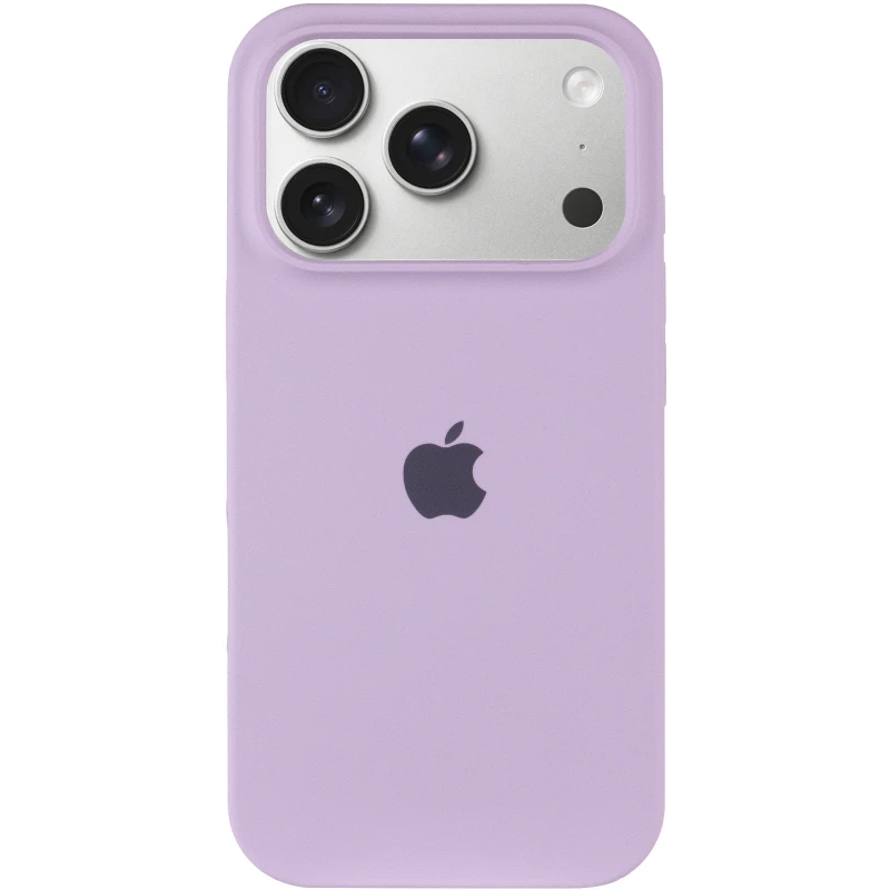 Чехол Silicone Case (AA) Logo with MagSafe для Apple iPhone 17 Pro Max (6.9") – Сиреневый / Lilac. Фото 4 из 12