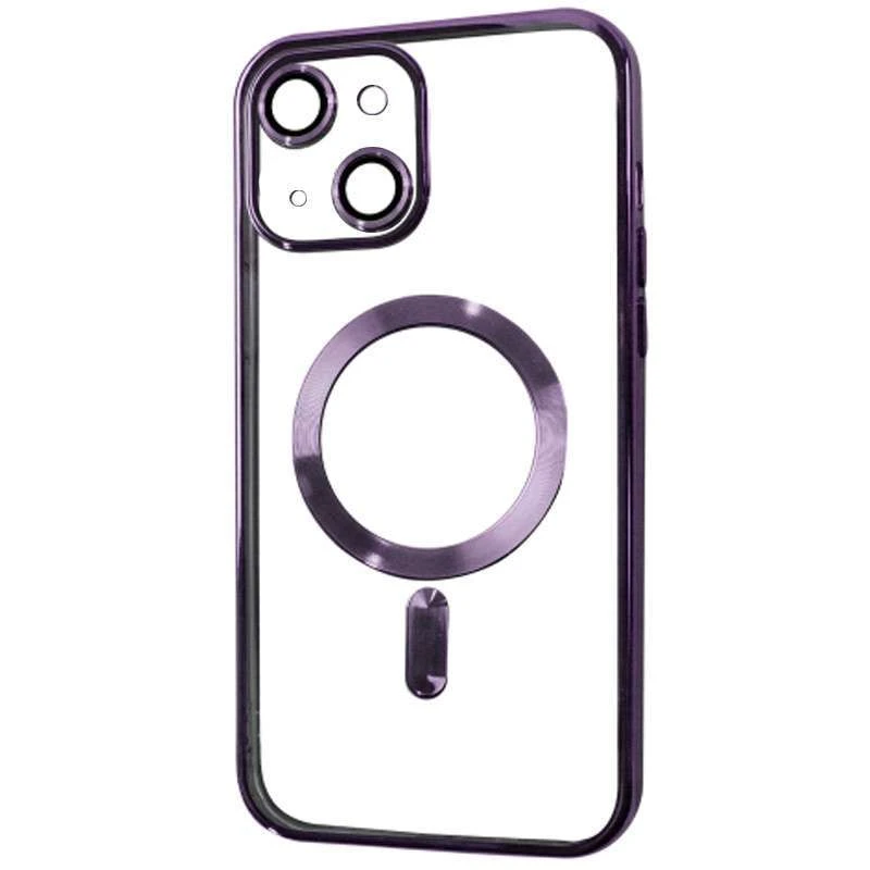 Хромовый TPU чехол с MagSafe для Apple iPhone 14 (6.1") – Purple. Фото 2 из 5