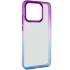 Силіконовий чохол фреш на Xiaomi Redmi 12 – Синій / Фіолетовий. Фото 1 з 9