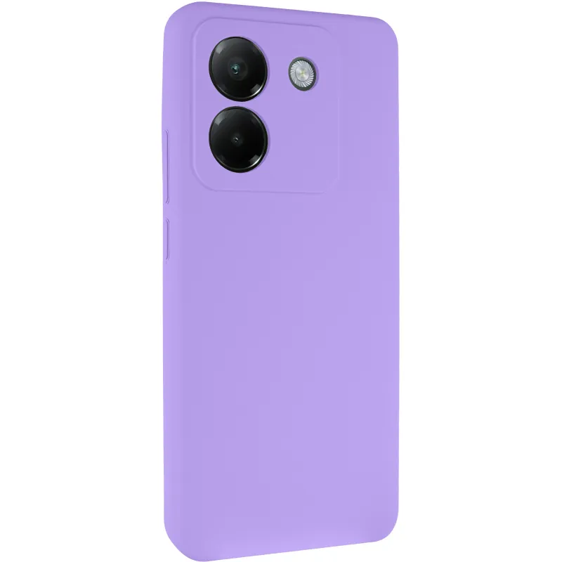Чехол Silicone Case Lakshmi Premium з закритою камерою на Xiaomi Poco M7 pro 5G – Сиреневый / Dasheen. Фото 1 из 8