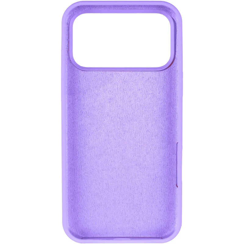 Чохол Silicone Case з закритим низом на Apple iPhone 17 Pro Max (6.9") – Бузковий / Dasheen. Фото 4 з 6