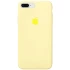 Чохол Silicone Case з закритим низом на Apple iPhone 7 plus / 8 plus – Жовтий / Mellow Yellow. Фото 1 з 1