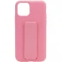 Чохол Silicone Case з тримачем на Apple iPhone 11 Pro (5.8") – Рожевий / Pink. Фото 1 з 5