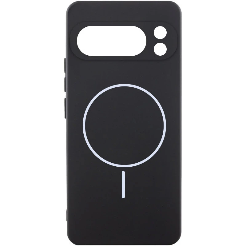 Чохол Silicone Cover Lakshmi Full Camera (AA) with Magnetic Fit для Google Pixel 9 Pro XL – Чорний / Black. Фото 2 з 6