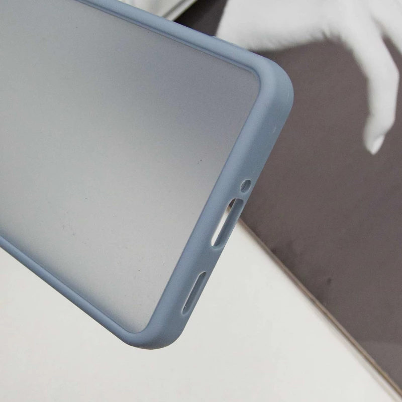 Чехол TPU+PC Lyon Frosted на Xiaomi Redmi Note 13 Pro+ – Sierra Blue. Фото 8 из 8