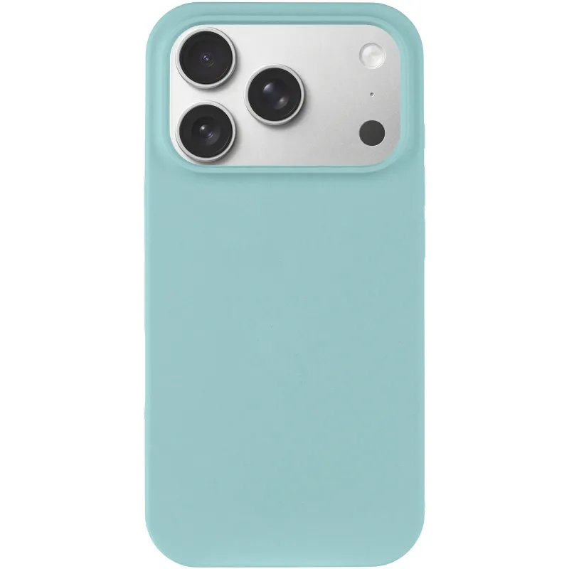 Чохол з закритим низом Silicone Case на Apple iPhone 17 Pro (6.3") – Бірюзовий / Beryl. Фото 2 з 5