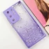 Чехол с блестками и защитой камеры для Samsung Galaxy S23 Ultra – Сиреневый. Фото 7 из 11