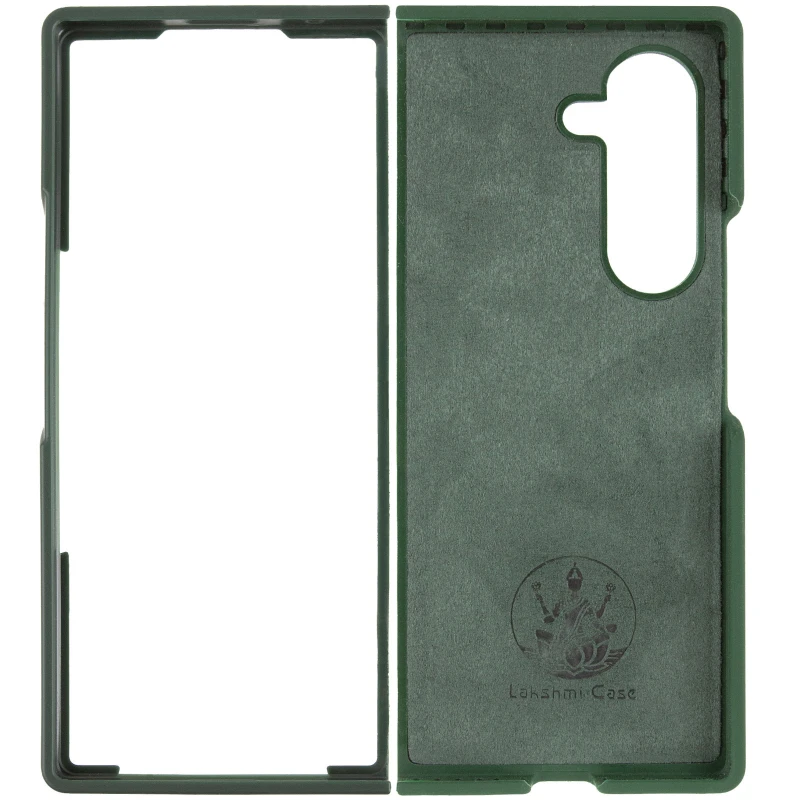 Чохол Foldables Silicone Cover Lakshmi (AAA) для Samsung Galaxy Z Fold7 – Зелений / Cyprus Green. Фото 6 з 7