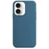 Чохол з закритим низом Silicone Case на Apple iPhone 16 – Синій / Blue Jay. Фото 2 з 2