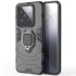 Протиударний чохол Transformer з кільцем на Xiaomi 14 – Чорний / Soul Black. Фото 1 з 8