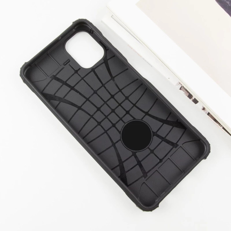 Протиударний чохол з посиленими кутами Immortal на Samsung Galaxy A06 – Метал / Gun Metal. Фото 6 з 8