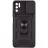 Ударопрочный чехол Serge Ring с защитой камеры для Xiaomi Redmi Note 10 5G – Черный. Фото 2 из 4