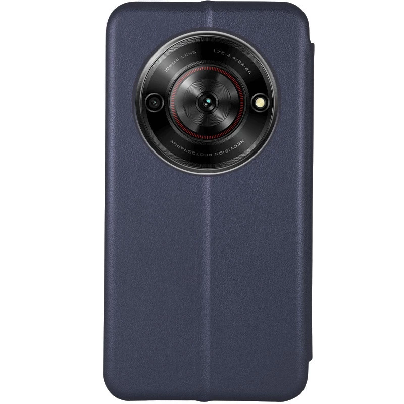 Чохол-книжка класичний на ZTE Nubia Focus – Темно-синій. Фото 2 з 3