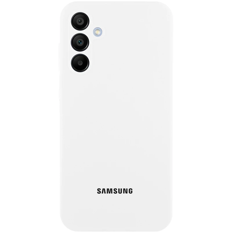 Чохол Silicone Case Lakshmi Premium L з закритою камерою на Samsung Galaxy S25 FE – Білий / White. Фото 1 з 1
