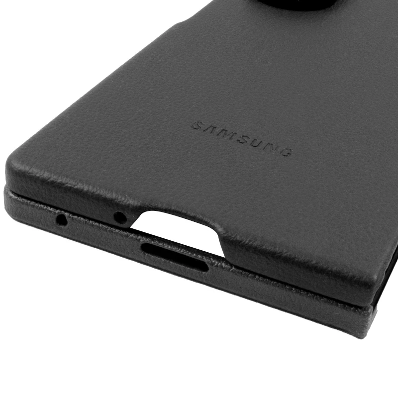 Шкіряний чохол Leather Case Premium на Samsung Galaxy Z Fold6 – Black. Фото 10 з 12