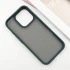 TPU+PC с металлическими кнопками для Apple iPhone 16 Pro – Зеленый / Dark Green. Фото 3 из 6