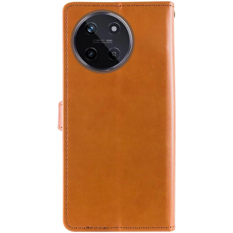 Чохол-книжка GETMAN Gallant  на Realme 11 4G – Коричневий. Фото 4 з 8