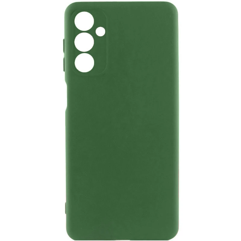 Чохол Silicone Case Lakshmi Plus з закритою камерою на Samsung Galaxy A04s – Зелений / Dark green. Фото 1 з 1