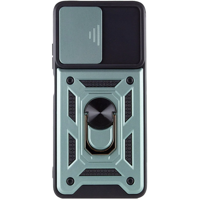 Удароміцний чохол Ummi Camshield Serge Ring (in box) для Samsung Galaxy A14 4G/5G – Зелений / Green. Фото 4 з 4