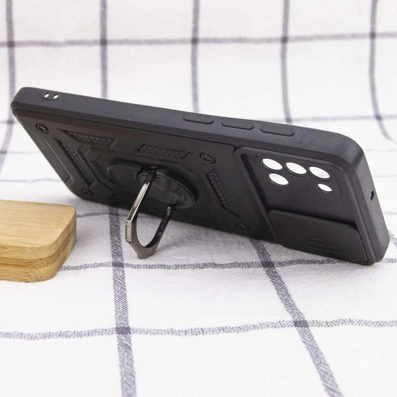 Ударопрочный чехол Serge Ring с защитой камеры для Samsung Galaxy A31 – Черный. Фото 5 из 5