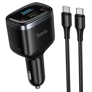 АЗУ Hoco Z70 Speed PD93W+QC3.0 (1USB-A/2C) + кабель Type-C to Type-C фото 1 из 1