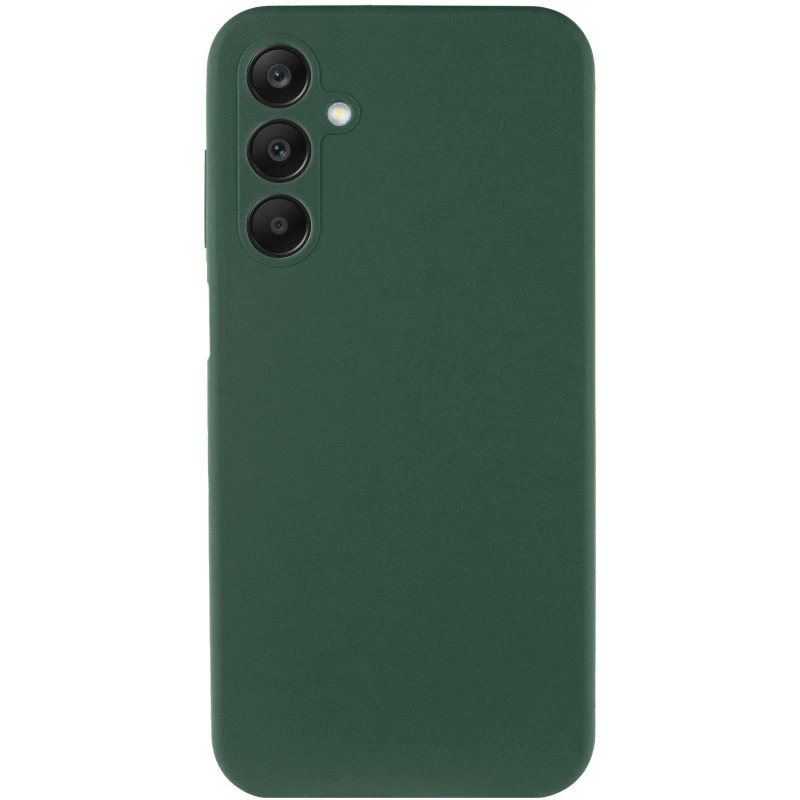 Чехол Silicone Case Lakshmi Premium з закритою камерою на Samsung Galaxy A37 5G – Зеленый / Cyprus Green. Фото 2 из 3
