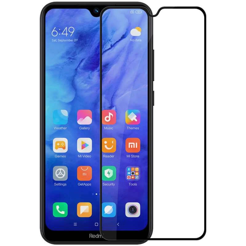 

Цветное стекло Mocoson для Xiaomi Redmi Note 8 (Черный), Чорний