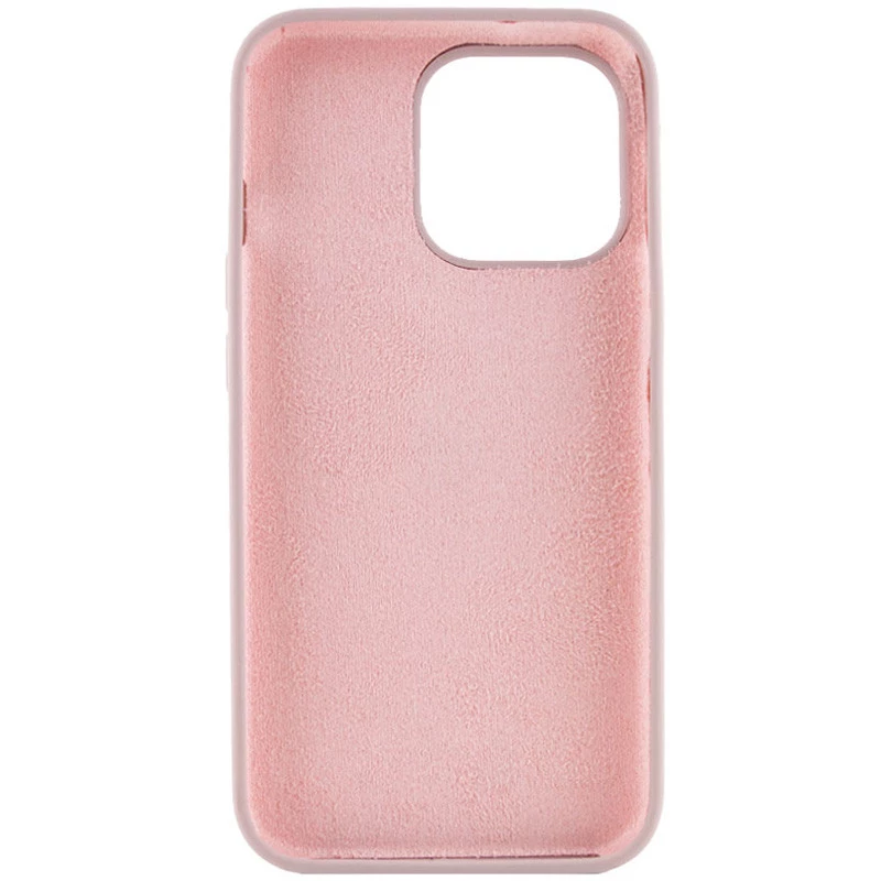 Чохол з закритим низом Silicone Case на Apple iPhone 16 Plus – Сірий / Lavender. Фото 4 з 4