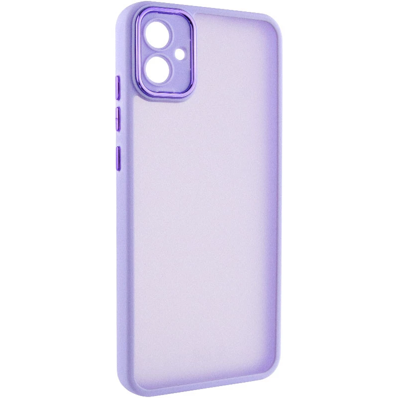 

TPU+PC чохол Accent на Samsung Galaxy A05 (White / Purple)