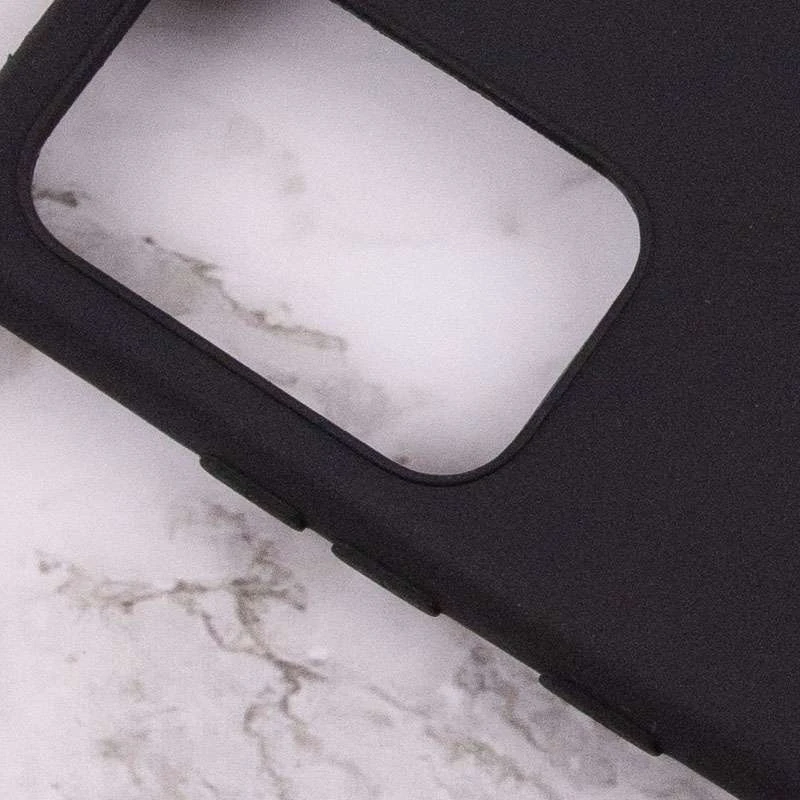 Кольоровий силіконовий чохол на Xiaomi Poco M4 5G / Redmi 10 5G – Чорний. Фото 3 з 4