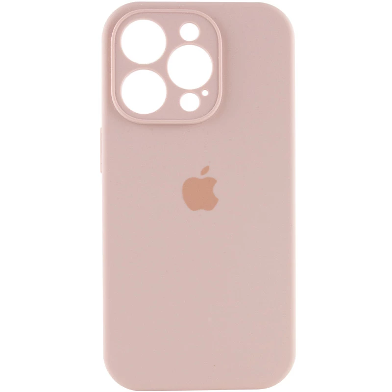 Чехол Silicone Case с защитой камеры для Apple iPhone 16 Pro – Розовый / Pink Sand. Фото 1 из 1