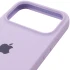 Чехол Silicone Case (AA) Logo with MagSafe для Apple iPhone 17 Pro Max (6.9") – Сиреневый / Lilac. Фото 9 из 12