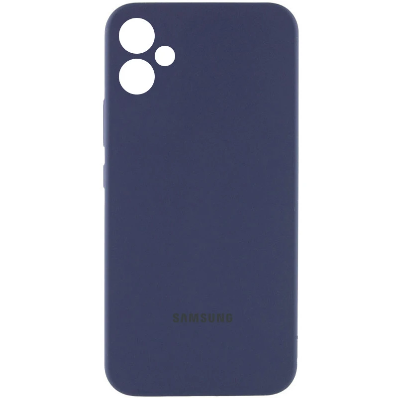 Чохол Silicone Case Lakshmi Premium L з закритою камерою на Samsung Galaxy A05 – Темно-синій / Midnight blue. Фото 1 з 3