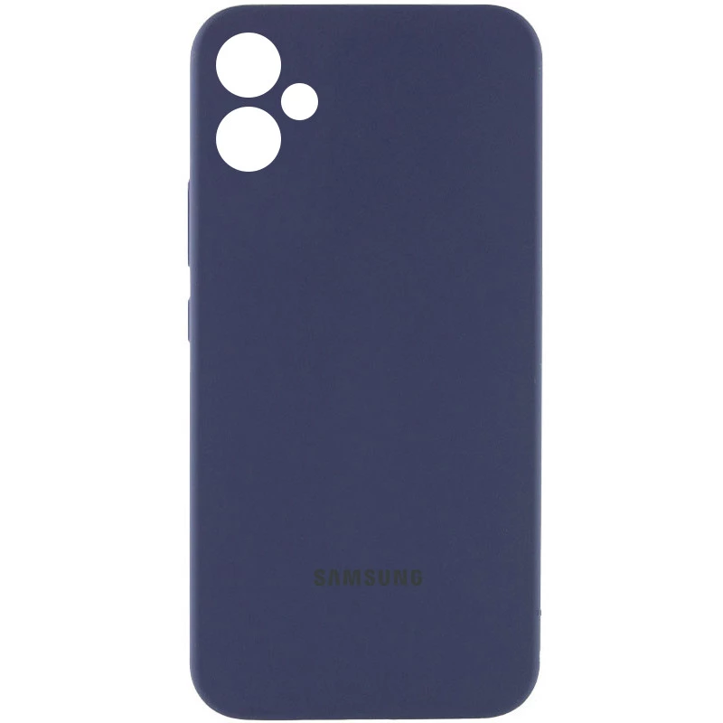 Чохол Silicone Case Lakshmi Premium L з закритою камерою на Samsung Galaxy A06 – Темно-синій / Midnight blue. Фото 1 з 3