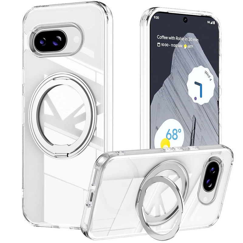 Чехол TPU+PC Aura Fold для Google Pixel 9 Pro XL – Transparent. Фото 2 из 5