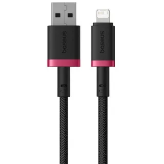 Дата кабель Baseus Dura Series Fast Charging USB to Lightning 2.4A (1m) (CB000122) — Red / Black