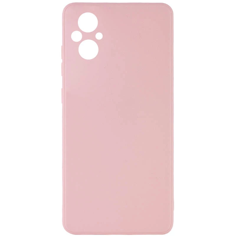 

Кольоровий силіконовий чохол із захистом камери на Xiaomi Poco M5 (Рожевий / Pink Sand)