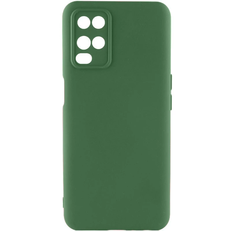 

Чохол Silicone Case Lakshmi з закритою камерою на Oppo A54 4G (Зелений / Dark green)