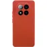 Цветной силиконовый чехол GETMAN с закрытой камерой на Xiaomi Redmi Note 14 Pro 4G – Красный / Dark Red. Фото 1 из 2