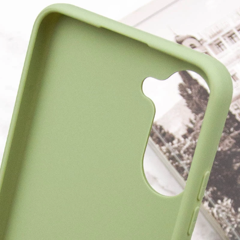 Кольоровий силіконовий чохол на Realme 10 4G – Фісташковий. Фото 6 з 6