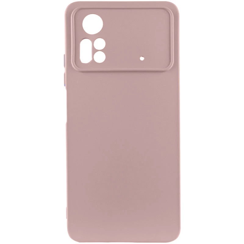 

Чехол Silicone Case Lakshmi с закрытой камерой для Xiaomi Poco X4 Pro 5G (Розовый / Pink Sand), Рожевий / pink sand