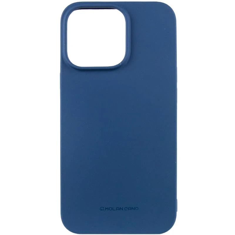 

Силіконовий чохол Molan Cano Smooth на Apple iPhone 13 Pro Max (6.7") (Синій)