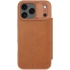 Кожаный чехол-книжка Nillkin Qin Pro Camshield для Apple iPhone 18 Pro – Brown. Фото 3 из 5