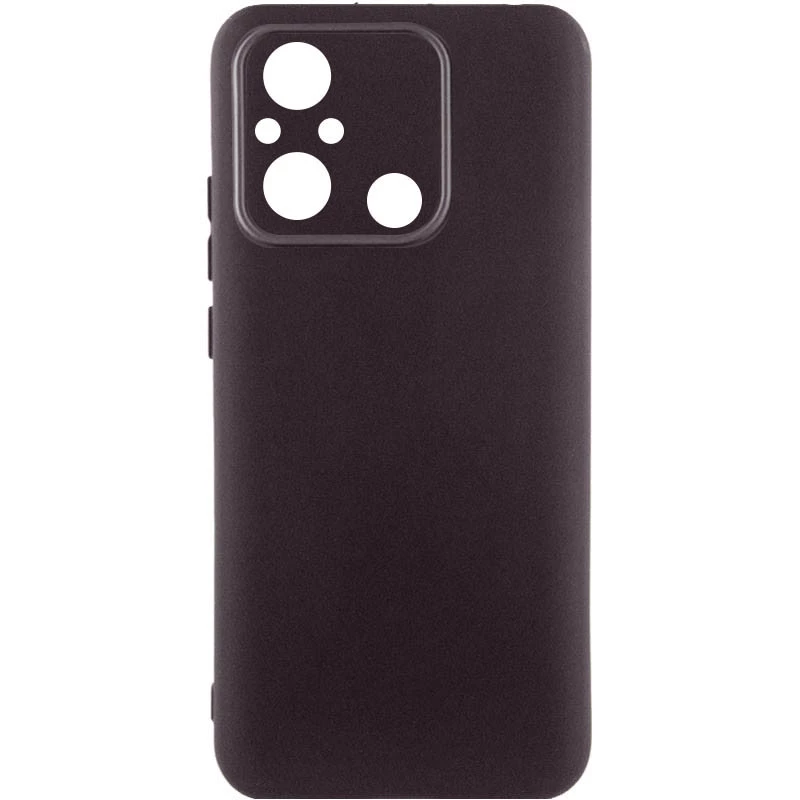 Чохол Silicone Case Lakshmi Plus з закритою камерою на Xiaomi Redmi 12C / Poco C55 – Шоколадний / Chocolate. Фото 1 з 2