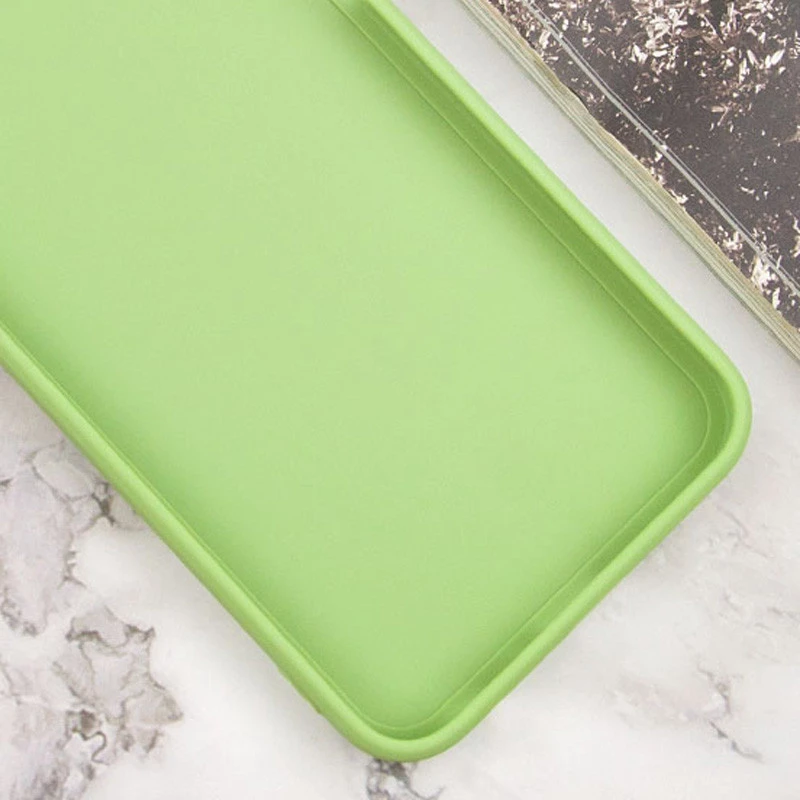 Кольоровий силіконовий чохол із захистом камери на Samsung Galaxy A55 – Фісташковий. Фото 3 з 3