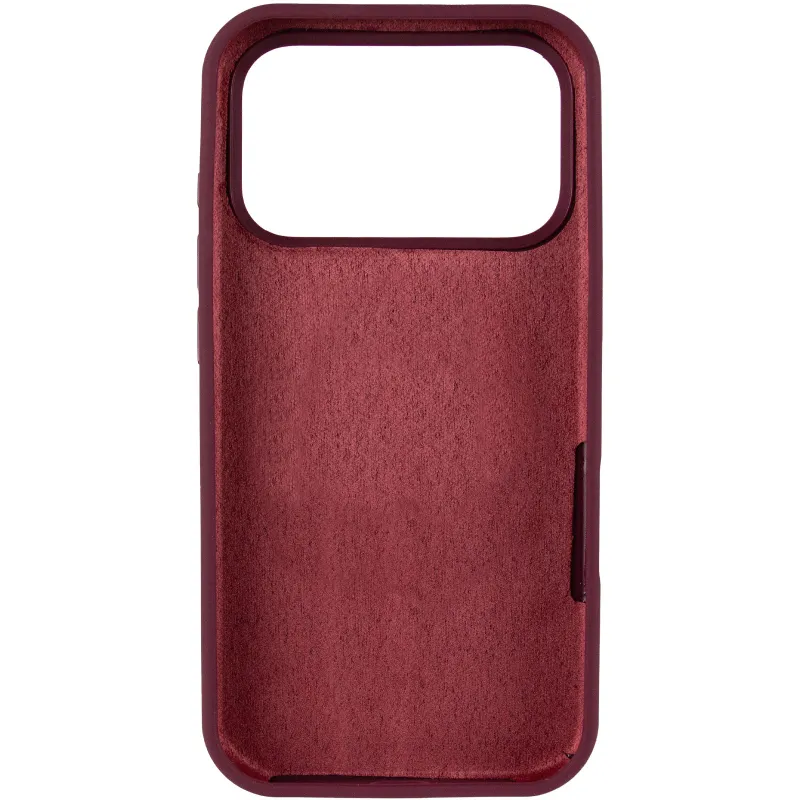 Чехол Silk Full Protective (AA) NO LOGO для Apple iPhone 17 Pro (6.3") – Бордовый / Plum. Фото 4 из 7