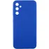 Цветной силиконовый чехол с защитой камеры для Samsung Galaxy A36 5G – Синий / Dark Blue. Фото 1 из 4