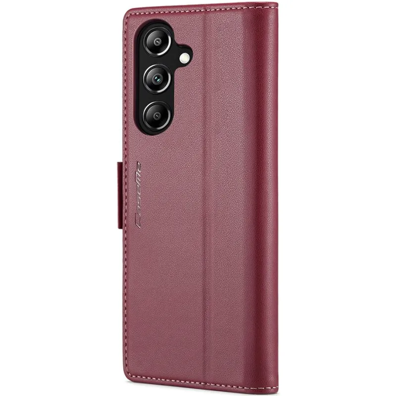 Шкіряний чохол-книжка CaseMe Nappa leather для Samsung Galaxy A56 5G – Red. Фото 4 з 6