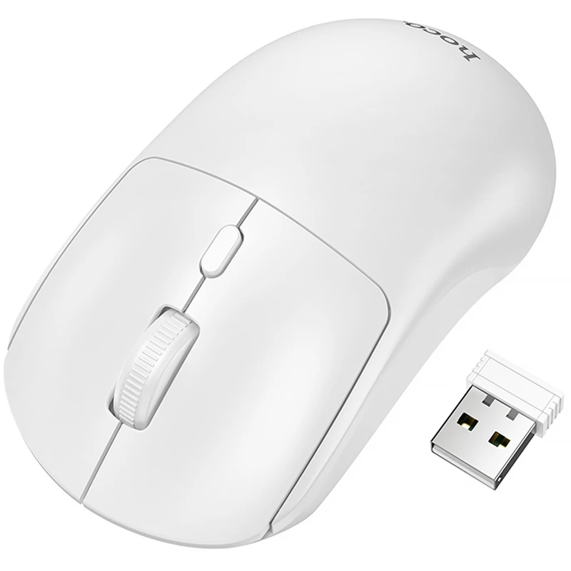Миша Hoco GM42 Platino 2.4G – White. Фото 1 з 4