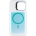 Чехол TPU+PC Jewel Sparkle with MagSafe для Apple iPhone 16 – Aqua Blue. Фото 5 из 8